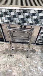 [115*65*75] Bàn chữ nhật inox nhiều kích thước bàn ăn bàn học bàn inox bàn gấp gọn bàn inox gấp gọn bàn 1m2