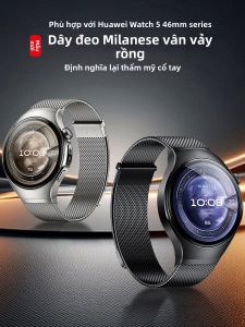 YOURSTAR | Dây Đeo Đồng Hồ Milanese Loop Vảy Rồng Khóa Từ 46mm