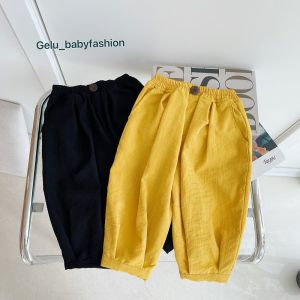 Quần đũi cho bé trai bé gái GELU KIDS chất liệu đũi xước Nhật mềm mịn phù hợp với trẻ nhỏ có size từ 8kg đến 23kg GLB058