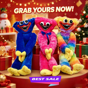 Bandai | Kawaii Game Poppy Playtimes Series 40CM Stuffed Toy Cute Cartoon Character Creativity Skin Friendly and Soft Plush Toy Gift