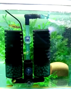 Aquarium Qanvee Electronic Sponge Filter Biochemical Cotton(仟锐电动水妖精鱼缸过滤增氧)
