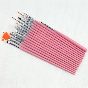15 Pcs Paint Brushes Set Painting Brush Acrylic Professional Painting Hook Line DIY Art Supplies Oil Watercolor Artist