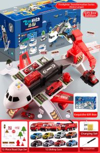 BEI JESS | Educational Toy Cars Planes and Trucks for Boys 3-6 Years Old
