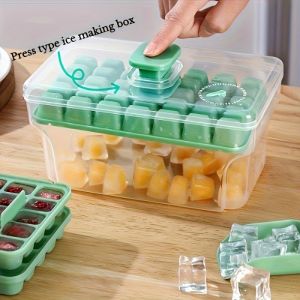 Interesting Homemade Small Ice Cube Mold Set 68 Double Layered Design Essential for Summer Cold Drink Enthusiasts