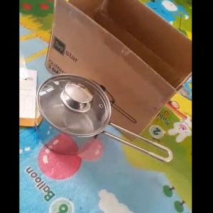 Quánh Nấu Cháo Bột 3 đáy Inox 430 Nắp Kính Chính Hãng Fivestar Nấu được Trên Bếp Từ Size (12cm / 14cm / 16cm )