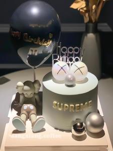 Trendy Boys Baking Cake Decoration Balloons Nodding Head Baking Supplies Festival Supplies Gifts for Him Eye-Catching