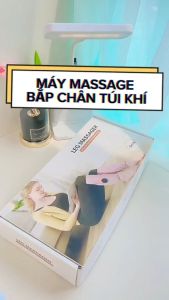 Máy massage bắp chân túi khí chườm nóng xoa bóp K2009 giảm đau mỏi tê bì lưu thông khí huyết sau chạy bộ