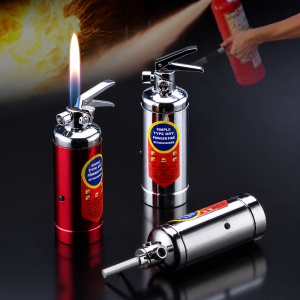 [SHOP BÁN SỈ] Bật Lửa Bình Cứu Hỏa Có Tia Laser Mini Kim Loại - Xài Gas