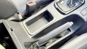 [BAIRONG]Toyota Hilux Revo/Rogue AN120/AN130 2016-2026 Carbon Trim Gear Shift Panel Storage Box Frame Cover