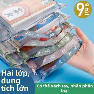 PISSA | Túi Đựng File A4 Dung Lượng Lớn Trong Suốt