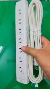 Ổ điện nhật bản có nam châm  chui cắm gật gù  7 lỗ cắm dẹp dây 5m chất lượng tuyệt đối.