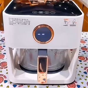 【รับประกัน 5 ป】หม้อทอดไร้มัน 2025 ความจุสูง 5L ไม่ต้องใช้น้ำมัน ไม่เกิดควัน ไม่ต้องใช้น้ำมัน ไม่เกิดควัน ตะกร้าทอดแบบพาโนรามา หม้อทอดไร้น้ำมัน หม้ออบไร้น้ำมัน หม้อทอด air fryer