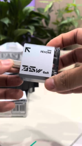 Củ Sạc Nhanh Wekome 35W Chính Hãng – Công Nghệ GaN 2 Cổng USB-A + Type-C Sạc Nhanh PD & QC 3.0 Nhỏ Gọn Siêu Bền