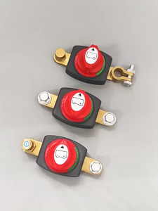 ทองแดงบริสุทธิ์เครื่องตัดขั้วลบรถรถบรรทุกอเนกประสงค์สวิตซ์ตัดการเชื่อมต่อแบตเตอรี่ทองแดงบริสุทธิ์สำหรับงานหนัก12V/24V