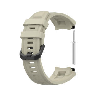 Silicone Black Band Strap for AMAZFIT T-Rex 2 Replacement Man Adjustable Sport Strap Band with Removal Tool for Amazfit T Rex 2