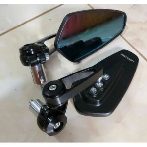 Spion Jalu Bar End Oval Variasi Dan Aksesoris Motor Universal Bisa untuk Semua Motor Bebek Matic