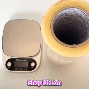 Băng keo trong đục 200yard nặng 2kg rộng 4.7cm lõi giấy 5mm. Mua từ 4 cây được kèm dao cắt băng keo.