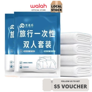 Disposable Bed Sheets Quilt Cover  Pillowcases Delicate Soft Breathable Skin-friendly Travel Sets