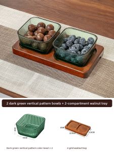 Creative Partitioned Fruit and Snack Dish