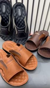 K รองเท้าแตะ ADDA  พื้นอย่างดี พื้นสุขภาพ สวมใส่สบาย งานพร้อมกล่อง  รุ่น 73802  Size 39-45  สี น้ำตาลอ่อน ดำ น้ำตาล