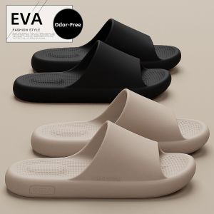 MONLEYTA | Non-Slip EVA Slippers For Men Summer Indoor Home Thick Bottom Bathroom Bathing Anti-Slip Clogs Comfortable Odorless Footwear