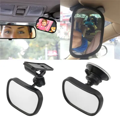 2 in 1 Mini Children Rear Convex Mirror Car Back Seat Baby Mirror Adjustable Auto Kids Monitor Safety Car Rearview mirror