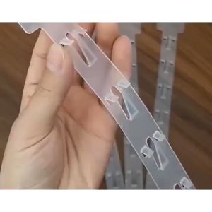 Gantungan Makanan Supermarket Clip Strip Display Makanan Clip Strip Supermarket Snack Plastic Clip Strip Strip Gantung Bahan Plastik Anti Angin Kuat