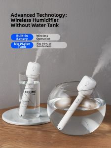 JISULIFE | Portable Silent Humidifier Large Mist Output