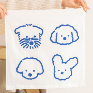 Soft Pure Cotton Muslin Small Square Towel Baby Handkerchief Saliva Towel Household Absorbent Thin Cotton Hand Towel