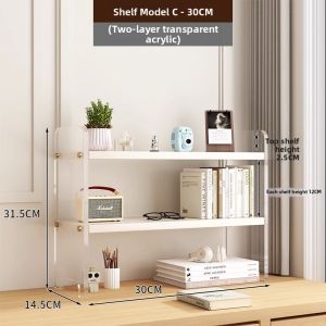 Acrylic Desktop Organizer Box Elegant Storage