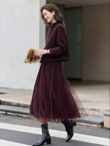 Vimly | Bộ Đồ Nữ Vintage Elegance 2 Mảnh