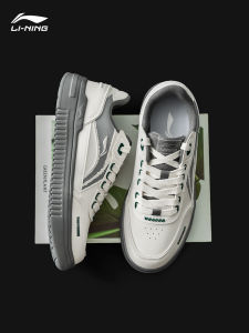 Li-Ning Qingyun Mens Casual Shoes 2025 New Shock Absorption Board Vintage Skateboarding Low Help Soft Bottom Sports Shoes