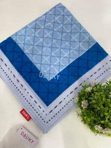 Kerudung Segiempat Dauky Line Border Terbaru Best Seller