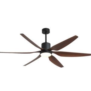 66 Inch Ceiling Fan With Lights Remote Control Indoor Outdoor 6 Blades Ceiling Fan With Light For Living Room Restaurant
