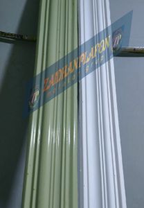 CETAKAN LIST GYPSUM POLOS 8 cm N2 PIBER GLAS