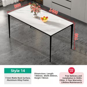 XUEPENG | Modern Simple Rock Panel Kitchen Island Bar Table