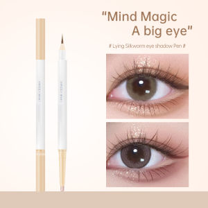 Sweet Mint Aegyosal 2 in 1 Eyeliner & Lining Silkworm Pena Matte Berujung Ganda Tahan Air Tahan Lama Makeup Korean 🌹Tamia