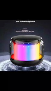 🔥FAST SHIPPING🔥 RGB Bluetooth Speaker Sci-Fi Cool Multi-Functional Wireless Bass Speaker Outdoor Portable Mini Speaker