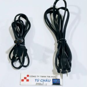 Cáp nguồn số 8 (Hai lổ tròn) dài 1.5m (Thường / Tốt)