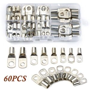 Peek Mouth Wiring Terminal Copper Wiring Nose SC Buckle Set - 60/70/90/100/240PCS Durable Electrical Connector Set for Wiring Pr