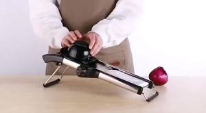 LMETJMA Mandoline Food Slicer Adjustable Mandoline Slicer Stainless Steel Mandolin Vegetable Chopper Vegetable Slicer Julienner