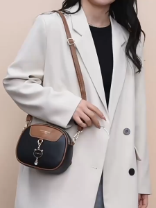 Túi Đeo Chéo Nữ Mini Da PU Dễ Thương Kèm Móc Mèo LILA TEO205