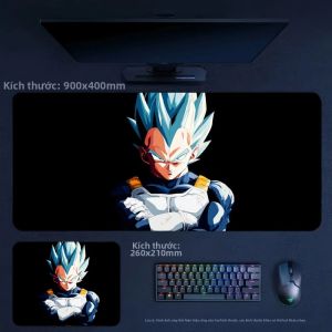 Bandai | Kích Thước Lớn 90X45Cm Dragon Ball Goku Series Da Miếng Lót Chuột Chống Trơn Trượt Truyện Tranh Thiết Kế Hoạt Hình Cho Văn Phòng Sáng Tạo Tablemat