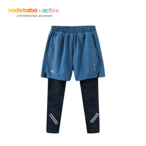 VODABEBA | Elastic Fleece Two-Piece Winter Sport Pants for Boys