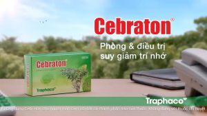 Hoạt huyết Cebraton hộp 50 viên nang - Suy giảm trí nhớ căng thẳng thần kinh kém tập trung hội chứng tiền đình