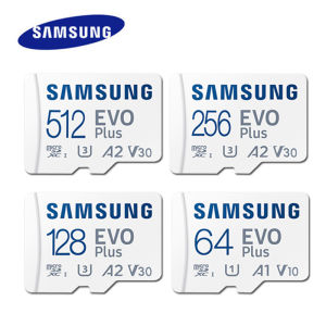 SAMSUNG MicroSD Memory Card 64G U1 A1 V10/128GB 256GB 512GB A2 MicroSDXC/TF Flash Cards UHS-1 U3 V30 4K For Phone Drone Camera