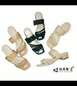 Khanselop Cristine Heels sandal wanita 3 Cm