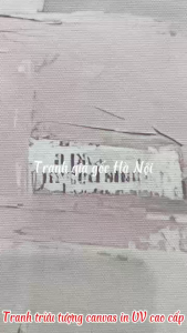 Tranh trừu tượng khổ vuông cỡ lớn trang trí phòng khách phòng ngủ phong cách Wabi sabi chất vải canvas đã có khung