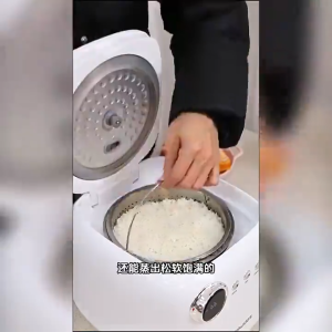 YOKUDOS Low Sugar Rice Cooker 2.5L Household Stainless Steel Smart 1-4 People Multifunctional 0 Coating Rice Cooker soup pot