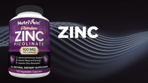 Premium Zinc Picolinate Supplement 120 Capsules - Strengthens the Immune System and Enhances Energy and Sleep